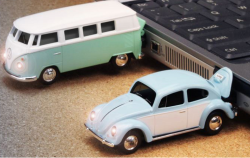 Volkswagen USB Flash Drive Kombi 16GB High Speed Flash Memory Stick